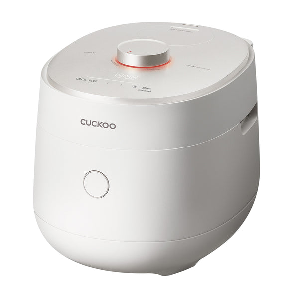 6-Cup IH Twin Pressure Rice Cooker - Quiet Cooking, English & Korean Voice Navigation (CRP-OHTR0609F)