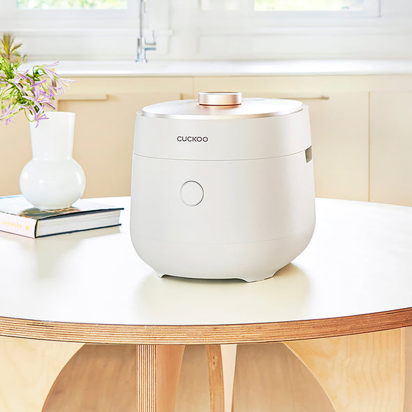 6-Cup IH Twin Pressure Rice Cooker - Quiet Cooking, English & Korean Voice Navigation (CRP-OHTR0609F)