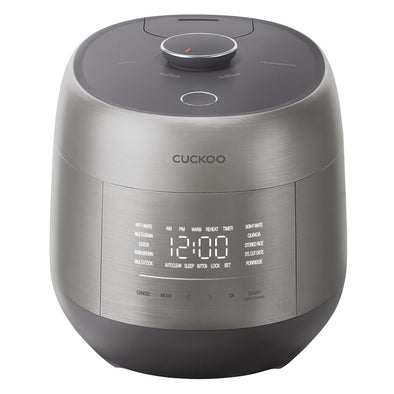 6-Cup IH Twin Pressure Rice Cooker - Quiet Cooking, English & Korean Voice Navigation (CRP-PHTR0609F)