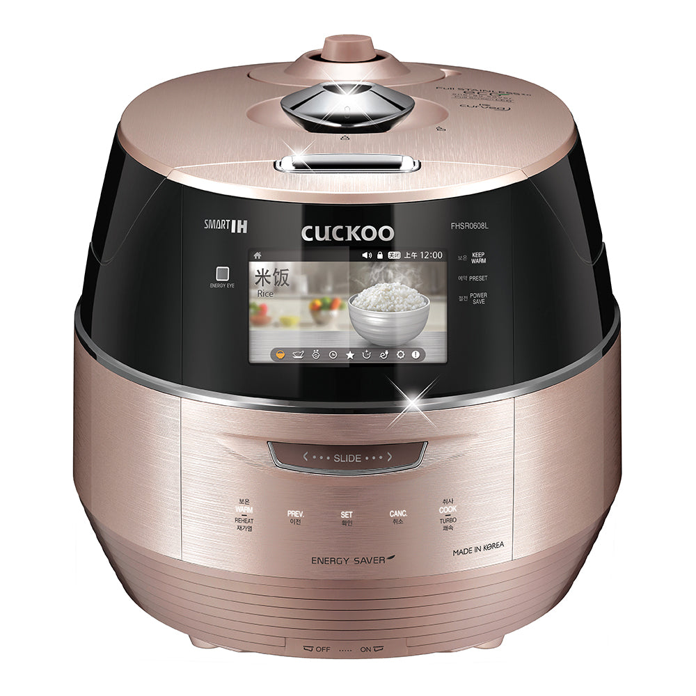 CUCKOO CR-0631F Micom rijstkoker 6 kopjes (niet gekookt)/12 kopjes (gekookt) met anti-aanbaklaag binnenpan, 7 menumodi, lcd-display, Fuzzy Logic-technologie, automatische reiniging (wit/roze CUCKOO CR-0631F Micom rijstkoker 6 kopjes (niet gekookt)/12 kopjes (gekookt) met anti-aanbaklaag binnenpan, 7 menumodi, lcd-display, Fuzzy Logic-technologie, automatische reiniging (wit/roze