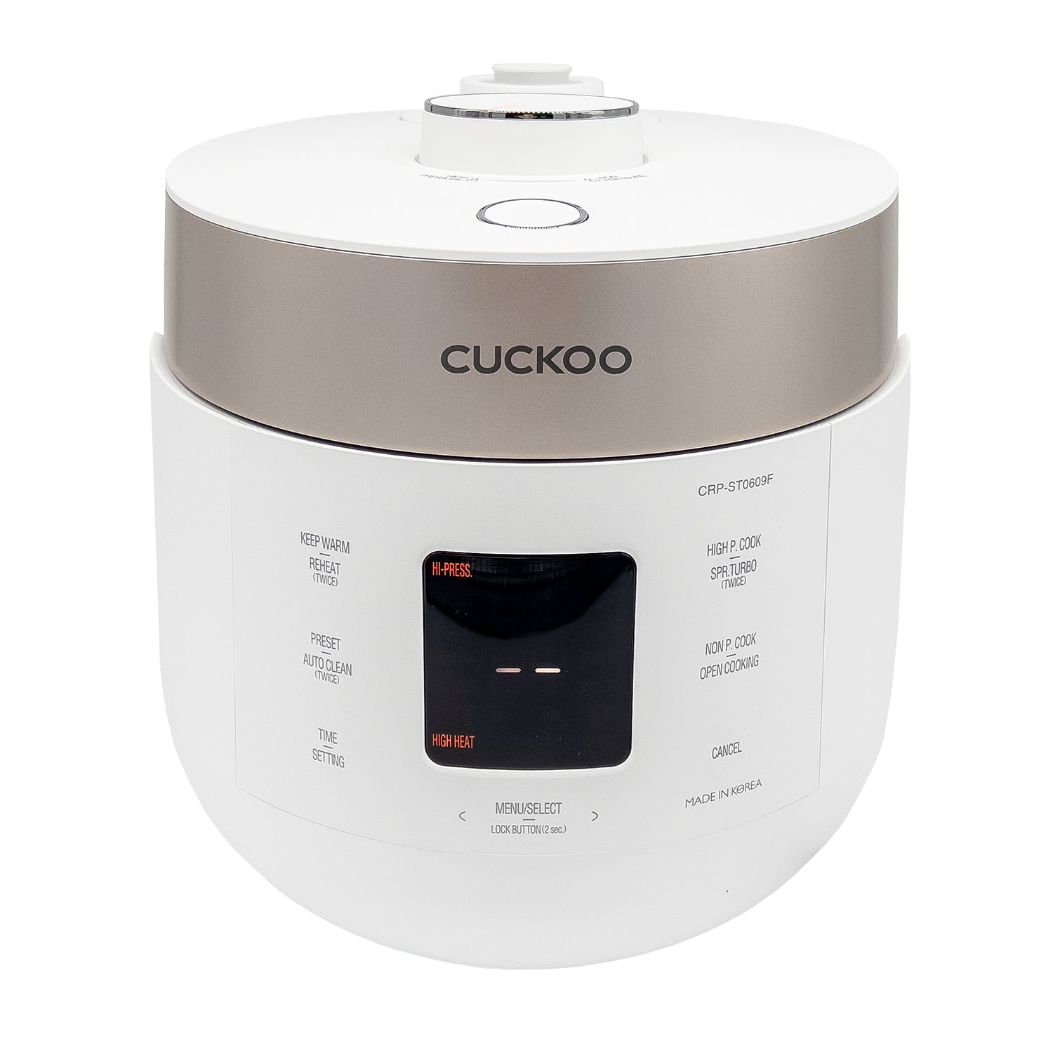 6-Cup Electric Twin Pressure Rice Cooker with ENG/KOR/CHN 6-Cup Electric Twin Pressure Rice Cooker with ENG/KOR/CHN
