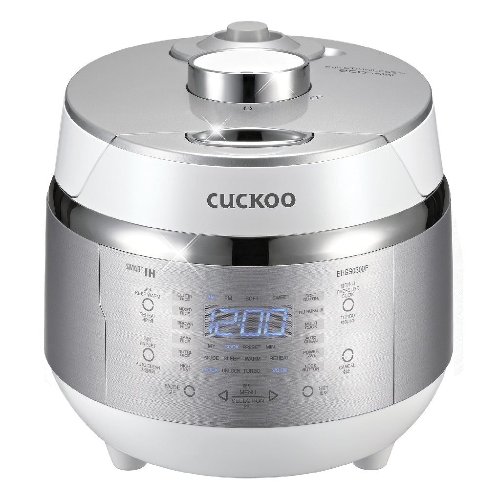 Cuckoo 3-Cup Twin Pressure Induction Rice Cooker & Warmer: Broken