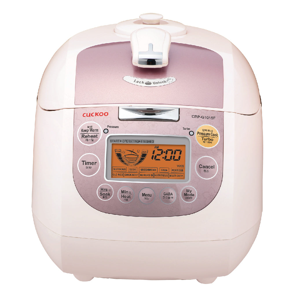 CRP-G1015F 10 Cup Electric Pressure Rice Cooker, 110v, Pink